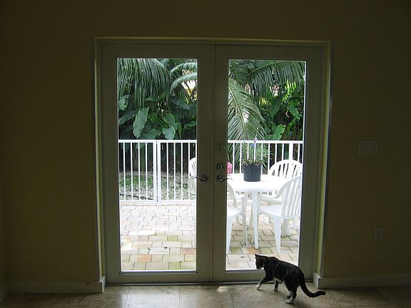View to Backyard from Family Room