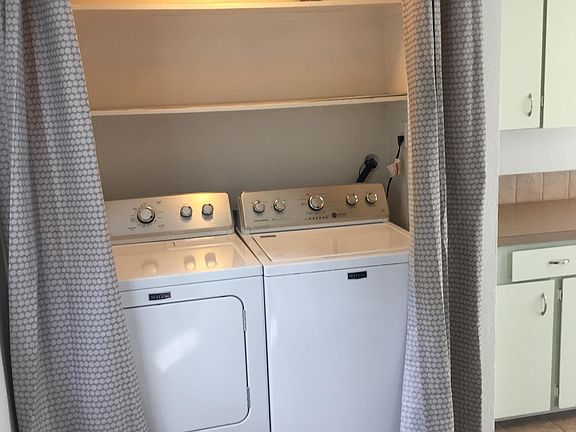 Full size washer/dryer in the unit