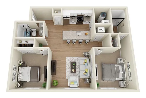 Floor plan 204