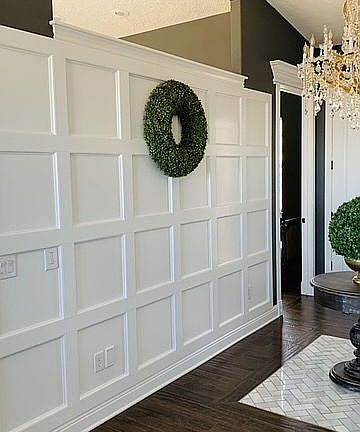 Entry feature wall.