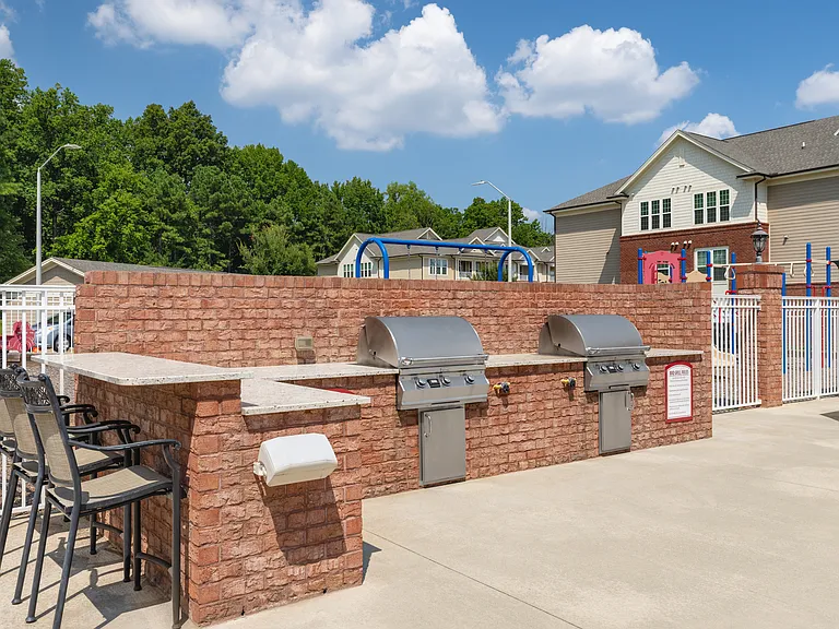 Fire up the grill and enjoy outdoor dining with friends.
