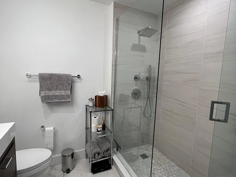 Master bathroom with shower