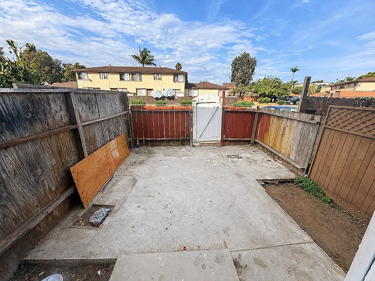 Private patio
