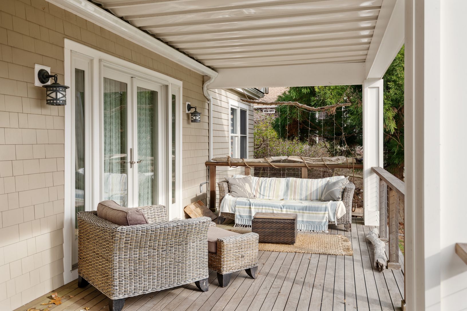  Covered porch off master bedroom