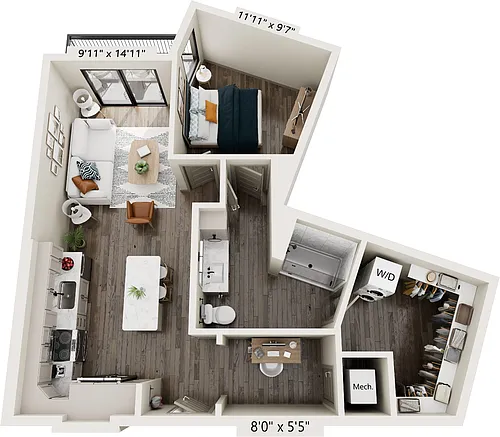 Floor plan A50