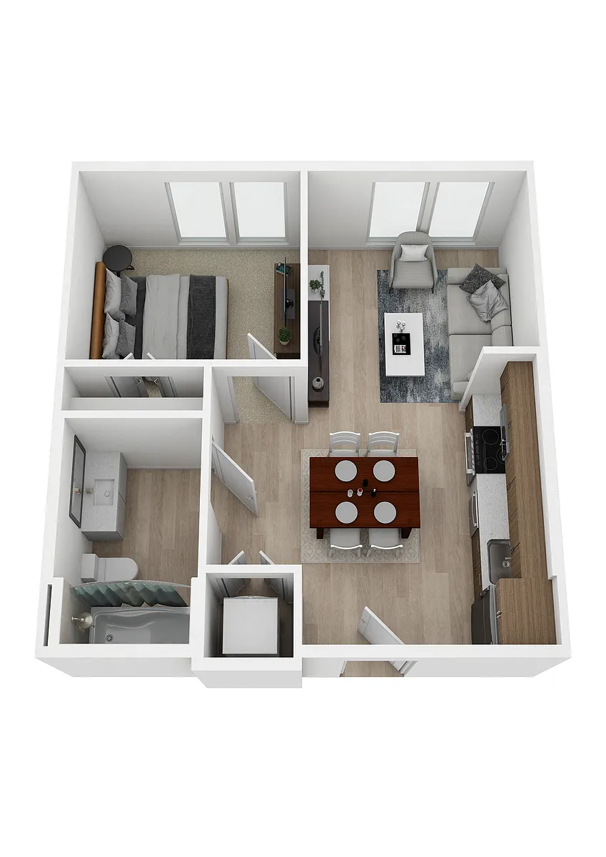 Floor plan A2C
