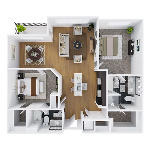 Floor plan B03C