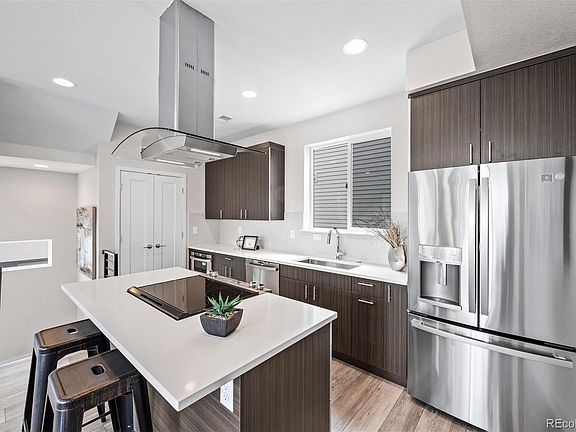 Kitchen rendering by the builder with beautiful finishes.