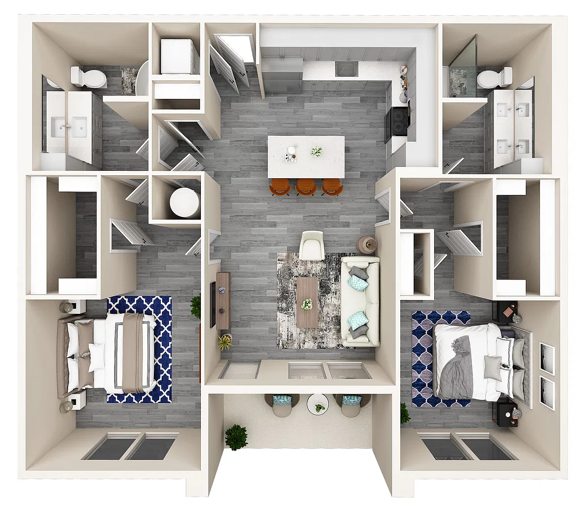 Floor plan B3