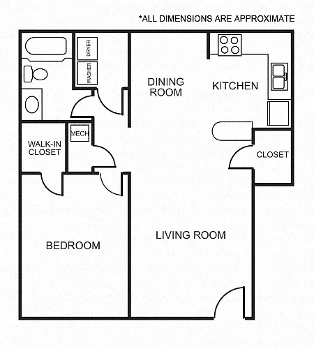 Floor plan 1A Floor Plan