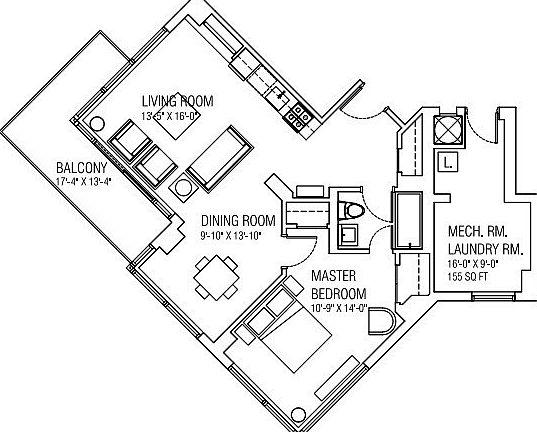 2nd image of 525 Clinton Ave APT 4N