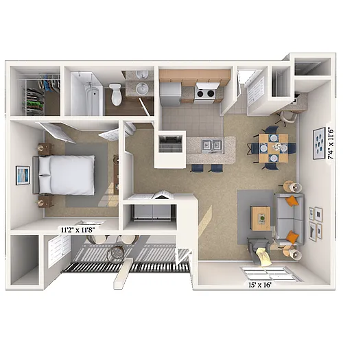 Floor plan 11B