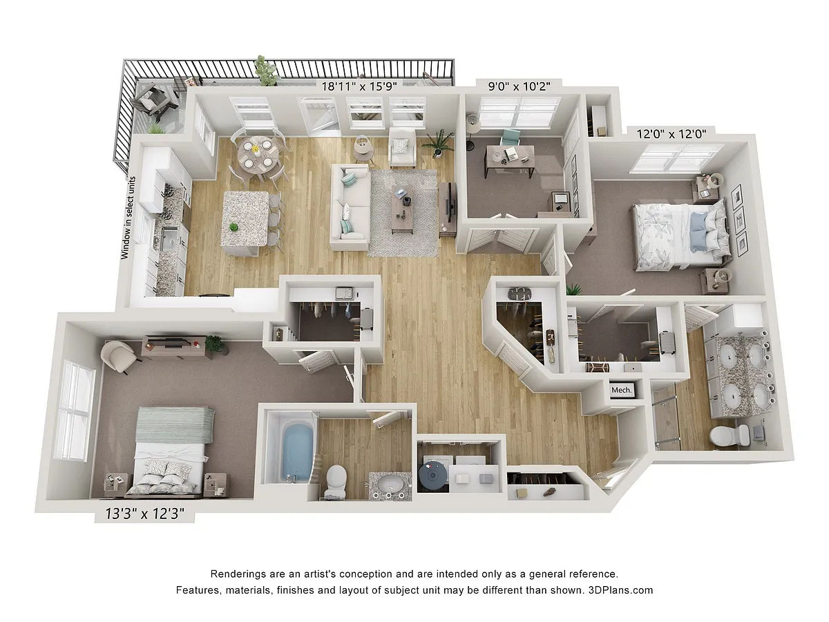Floor plan B5A - Amethyst