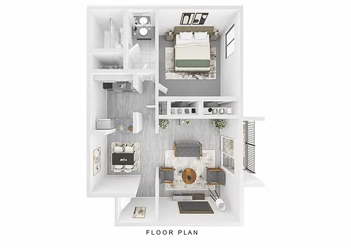 Floor plan 1 Bedroom