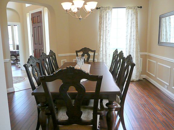 Beautiful dining room is focal point as you enter the front door.
