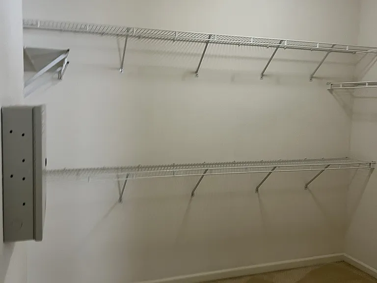 Large walk-in closet.