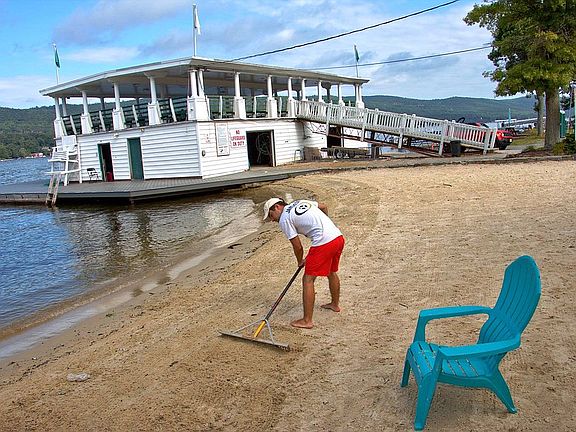 Privite clean beach. 