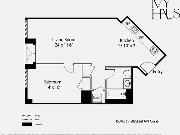 2nd image of 150 N 12th St #5C