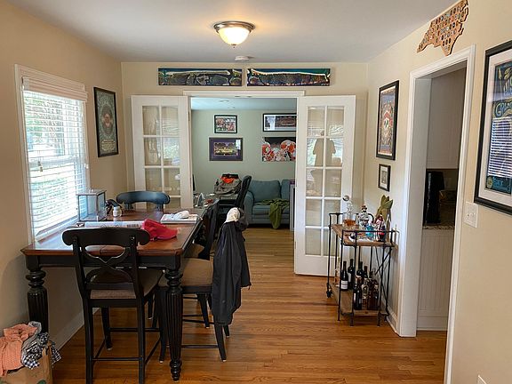 Entry looking left into Dining area and Office/Third Bedroom