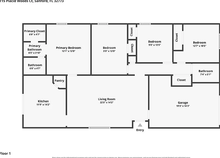 4 bed, 2.0 bath, 1406 sqft, $2,100 — Photo 2