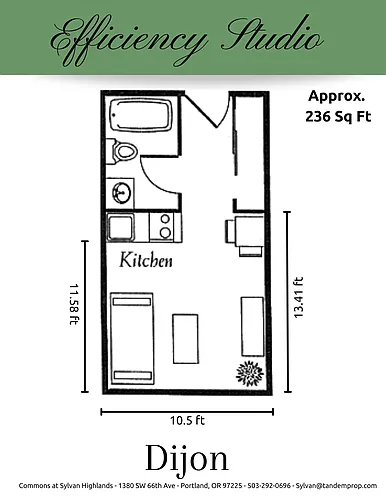 Floor plan Dijon