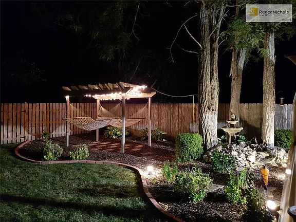 Backs up to green space...beautiful setting for family gatherings