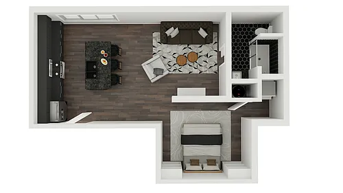Floor plan 15 Minutes of Fame