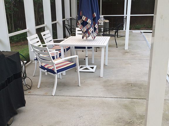 Covered seating area 