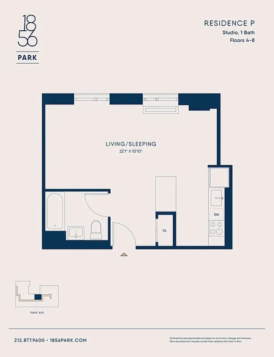 Photo 2 of 22 - 1856 Park Ave #8P - Manhattan, NY Building Photo - 1856 Park Ave #8P