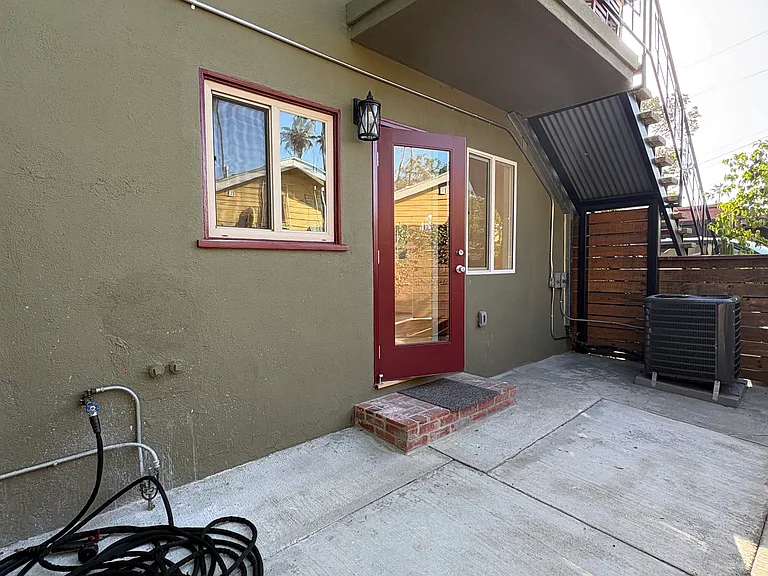 288 Square feet of private patio.