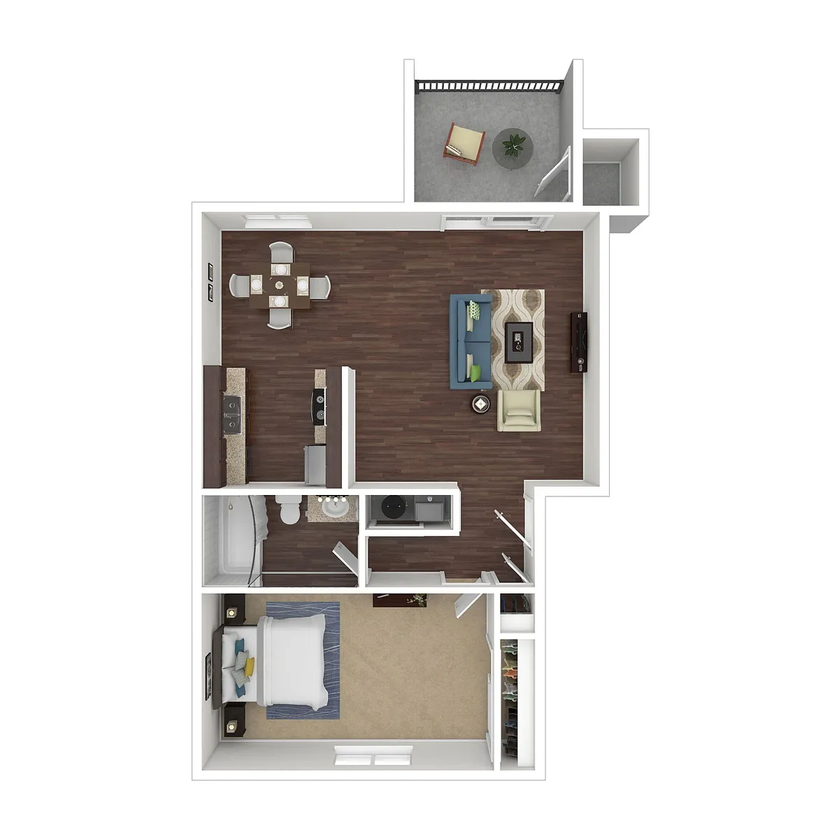 Floor plan 1X1