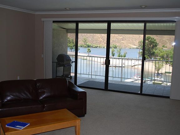 Balcony overlooking the lake