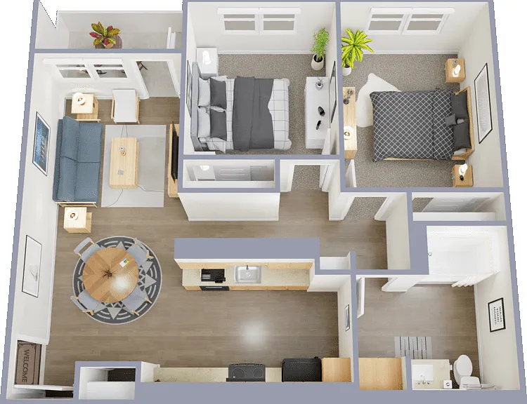 PLAN B1 Floorplan Diagram