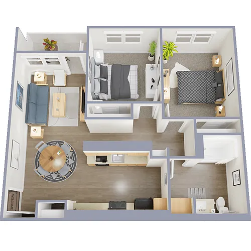 Floor plan PLAN B1