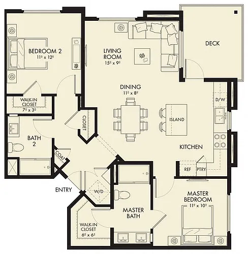 Floor plan Plan B2