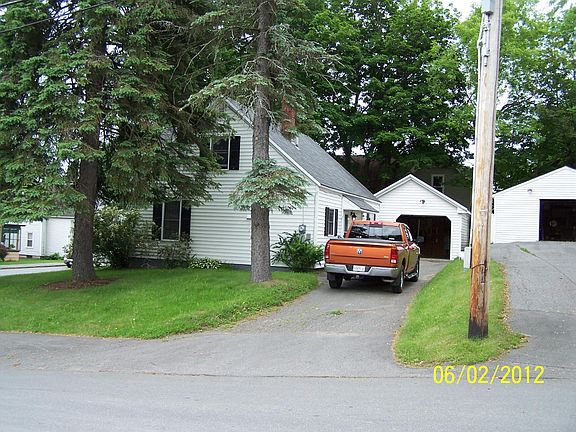side view with garage