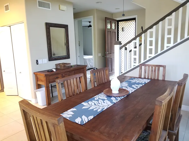 Enjoy fine dinners drinks or a card game with family and friends in this fabulous dining area. 
There is also a bar seating area as well.