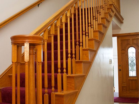 Stairs to upper level living area