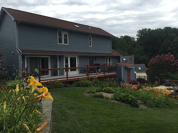 Summer view of back of house