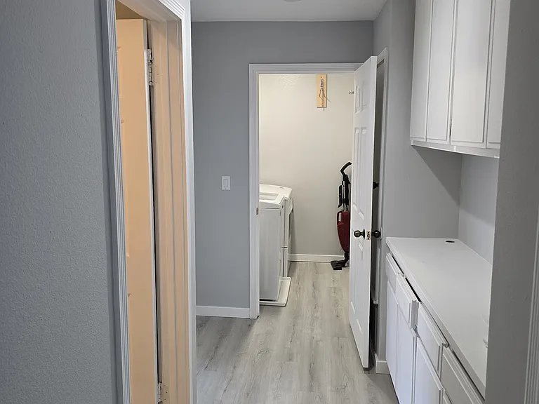Hall and Laundry Room