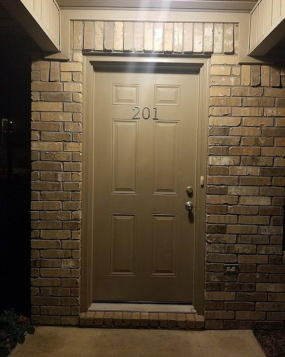 Front door of the duplex