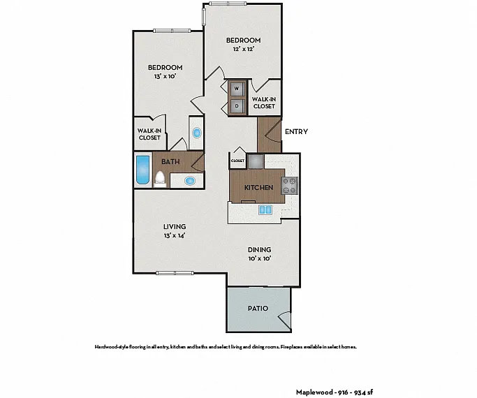Floor plan Maplewood