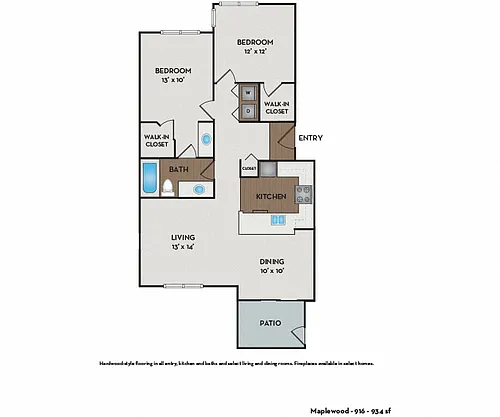 Floor plan Maplewood
