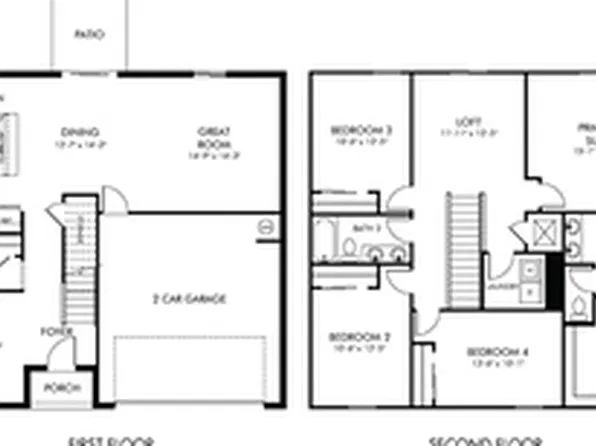 Marigold Plan, Meritage Homes at Terra Lago - Classic Series