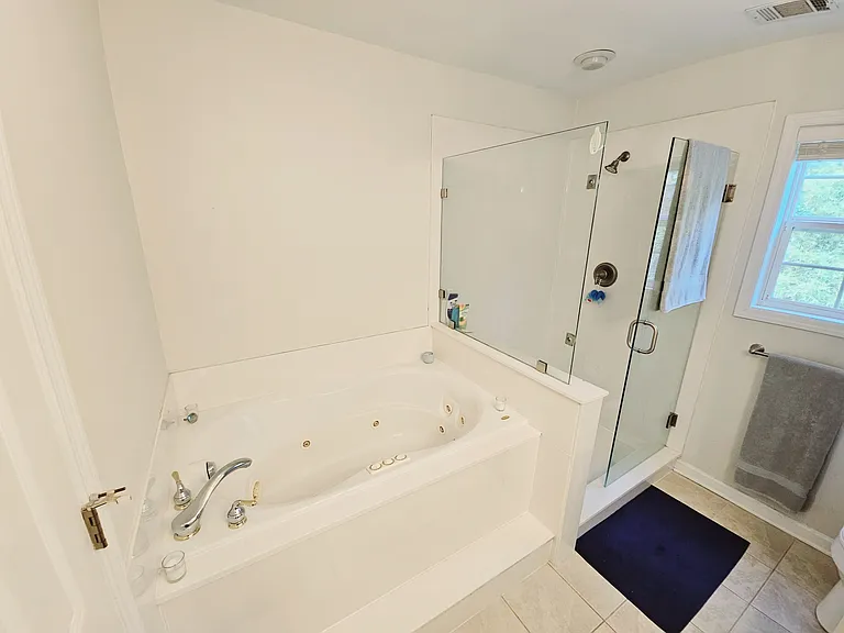 Master Bath on 2nd floor, view N.