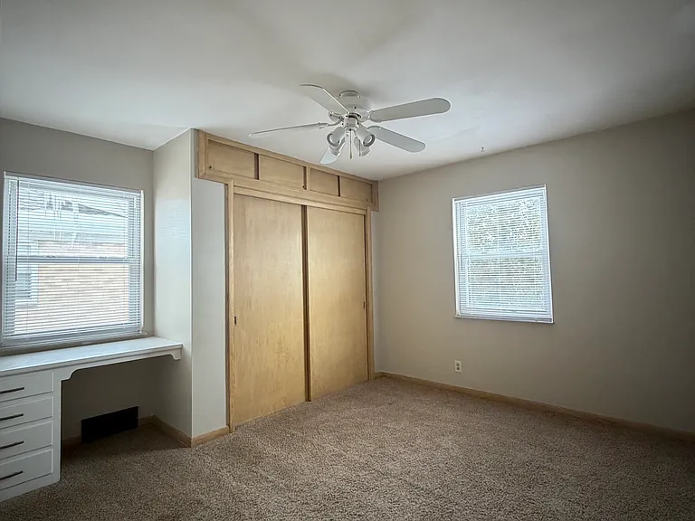 Bedroom with desk