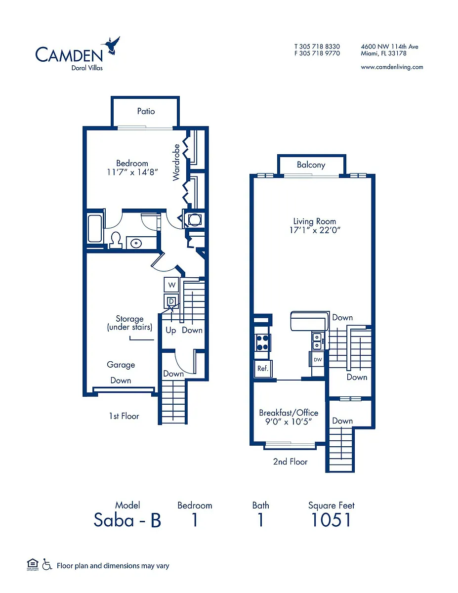Floor plan Saba-B