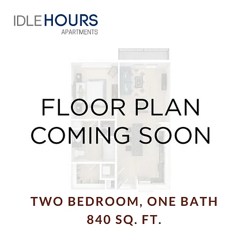 Floor plan 2 Bedroom 1 Bath