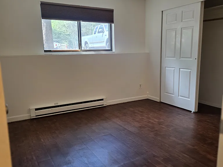 Master bedroom with new blackout shades