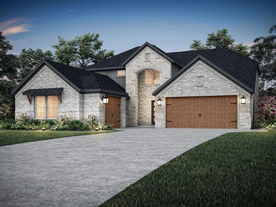 Dusk exterior elevation of the Stanford C.